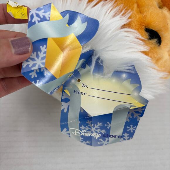 Disney Store Winnie Pooh Bear Plush Snowflake Sparkle Knit Sweater 12 Inch - Picture 10 of 11